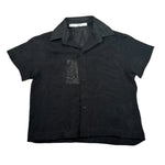 I'Am Brian Camicia Mezza Manica Tinta Unita per Bambino CA3300JX NERO I'AM BRIAN 