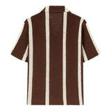 I'M Brian Camicia Mezza Manica Traforata per Bambino CA3280J MARRONE I'M BRIAN 
