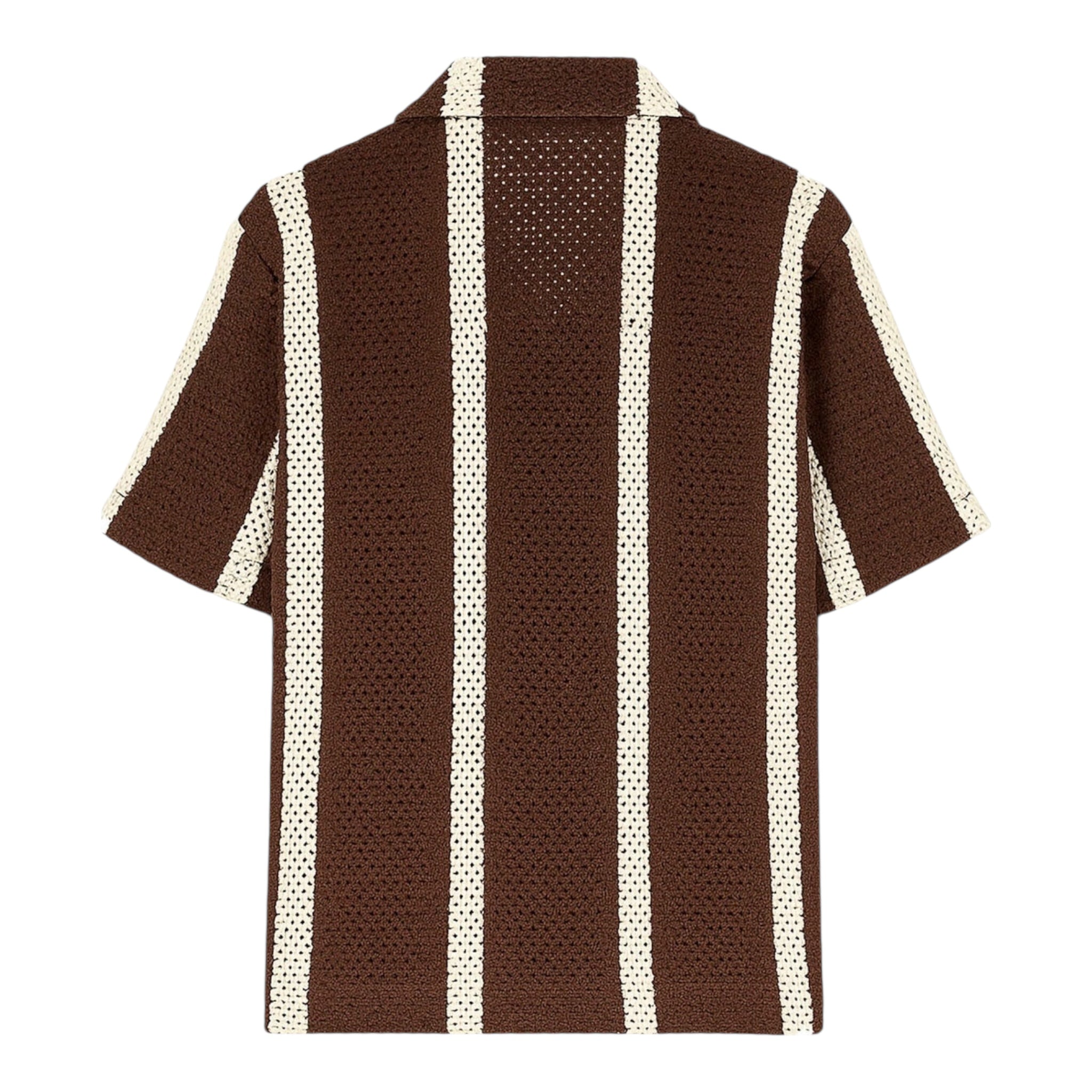 I'M Brian Camicia Mezza Manica Traforata per Bambino CA3280J MARRONE I'M BRIAN 