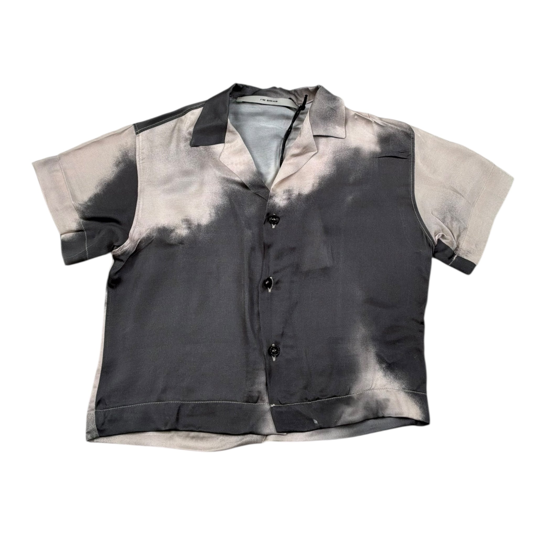 I'M Brian Camicia Mezza Manica Bicolore con Fantasia per Bambino CA3288JX GRIGIO I'M BRIAN 