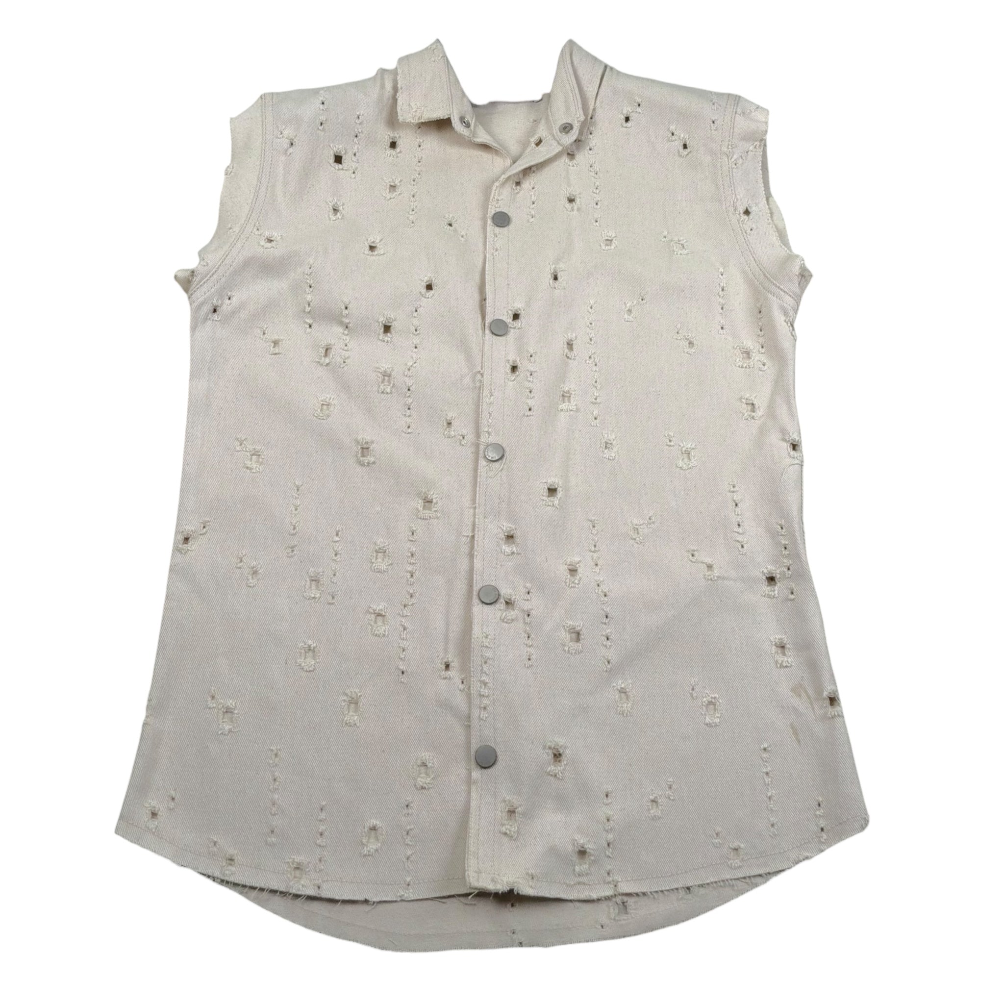 I'M Brian Giubbino Smanicato Tinta Unita Traforato per Bambino CA3316J BEIGE I'M BRIAN 