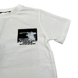 I'M Brian T-Shirt Girocollo tinta unita con Stampa Bianco per Neonato TS1205J BIANCO I'M BRIAN 