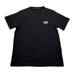 I'M Brian T-Shirt tinta unita con Stampa Nero per Bambino TS1924J NERO I'M BRIAN 