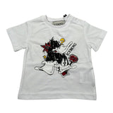 I'M Brian T-Shirt Girocollo Tinta Unita con Stampa per Neonato TSICE5107BXX BIANCO I'M BRIAN 