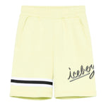 Iceberg Bermuda Tinta Unita con Elastico In Vita per Bambino BFICE5101J VERDE ICEBERG 