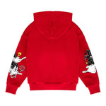 Iceberg Felpa Tinta Unita con Cappuccio E Stampa per Bambino MFICE5105J ROSSO ICEBERG 