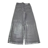 Iceberg Jeans Tinta Unita con Girovita Regolabile per Bambina PTICE5154J NERO ICEBERG 