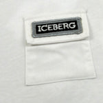 Iceberg T-Shirt Girocollo Tinta Unita con Stampa per Neonato TSICE5103BX BIANCO ICEBERG 