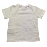 Iceberg T-Shirt Girocollo Tinta Unita con Stampe In Contrasto per Neonato TSICE5106B BIANCO ICEBERG 