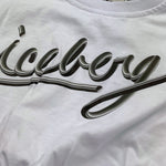 Iceberg T-Shirt Girocollo Tinta Unita con Stampa per Bambina TSICE5159J BIANCO ICEBERG 