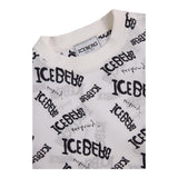 Iceberg T-Shirt Girocollo Tinta Unita Logata per Bambina TSICE5172J BIANCO ICEBERG 