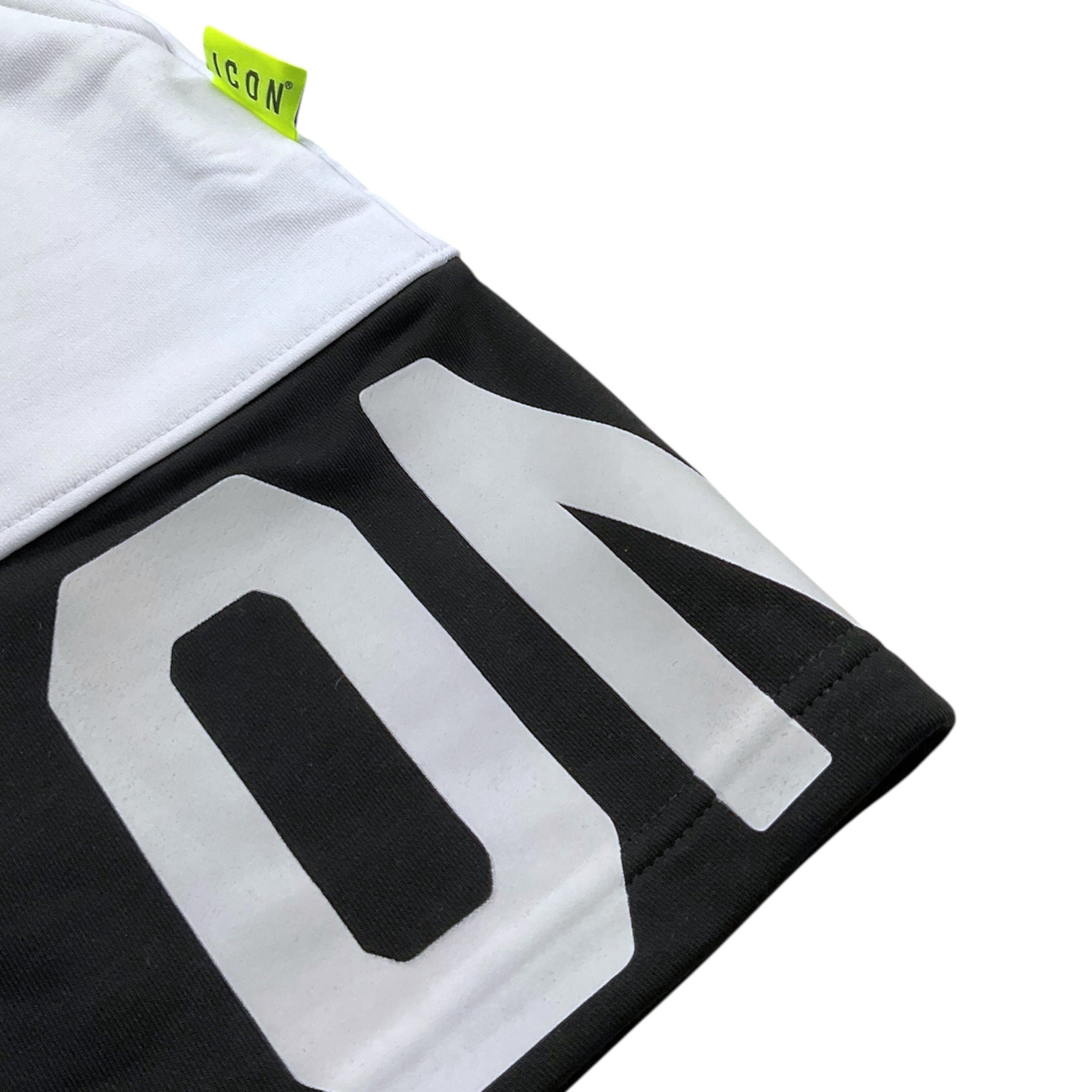 Icon Bermuda Bicolore con Stampa per Bambino IBSH00485 BIANCO/NERO ICON 