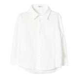 Il Gufo Camicia Manica Lunga Tinta Unita con Taschino per Bambino COACL049MF002 PANNA IL GUFO 