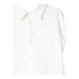Il Gufo Camicia Manica Lunga Tinta Unita con Taschino per Bambino COACL049MF002 PANNA IL GUFO 