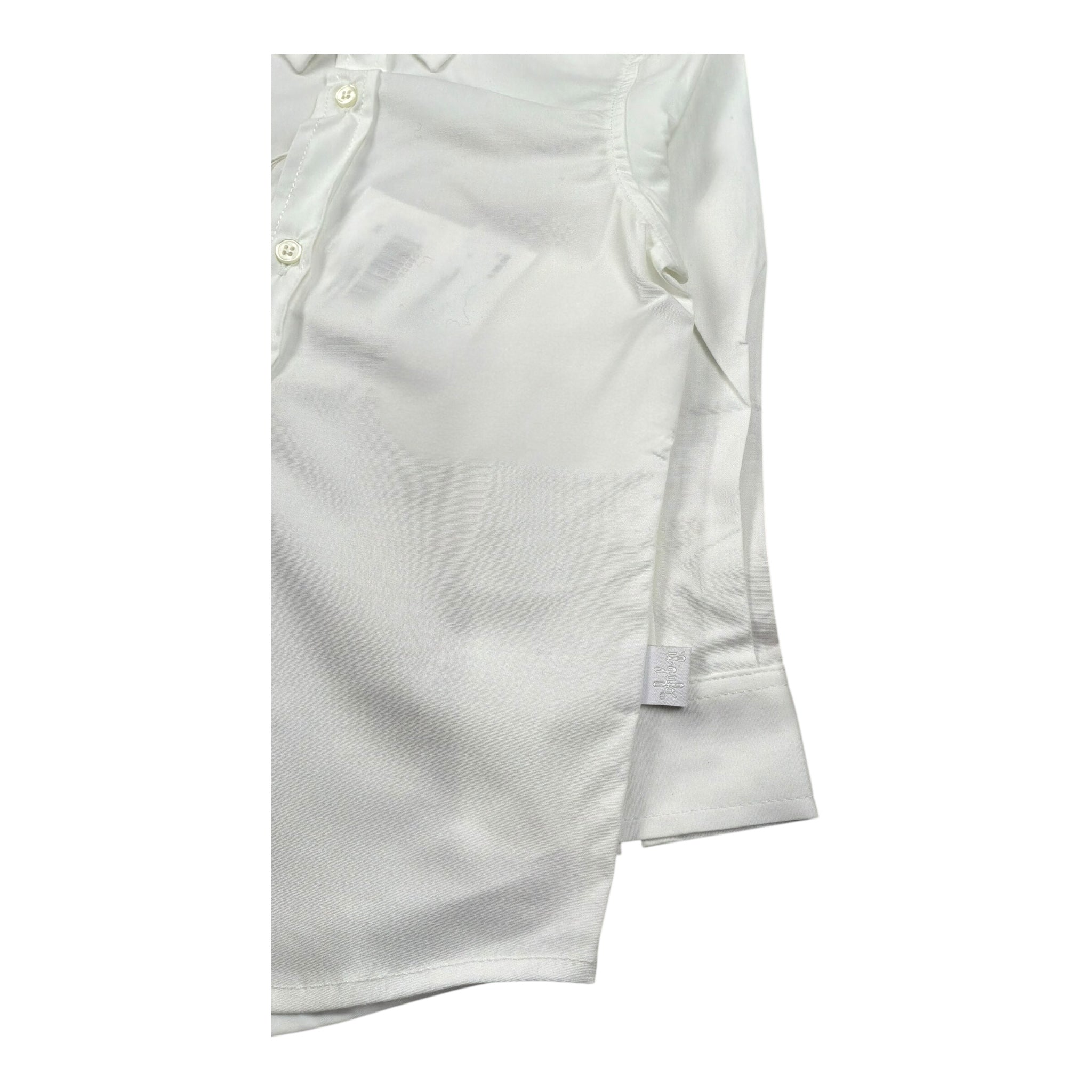 Il Gufo Camicia Manica Lunga Tinta Unita per Neonato COPCL176C0031N BIANCO IL GUFO 