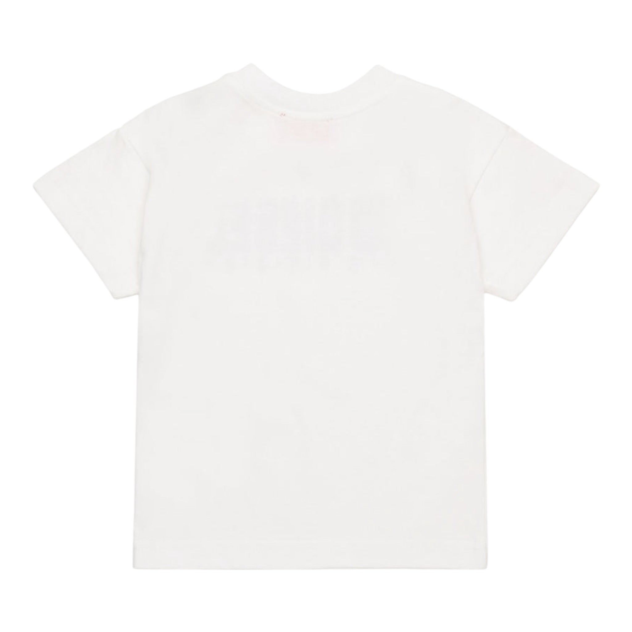 Il Gufo T-Shirt Tinta Unita Girocollo con Stampa per Neonata K00569X BIANCO IL GUFO 