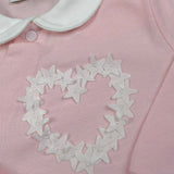 Il Gufo Tutina Tinta Unita con Applicazioni per Neonata P19TP245M00032 ROSA IL GUFO 