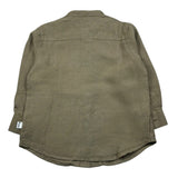 Il Gufo Camicia Manica Lunga Tinta Unita Collo Coreano per Bambino P21CL016L6006 VERDE IL GUFO 