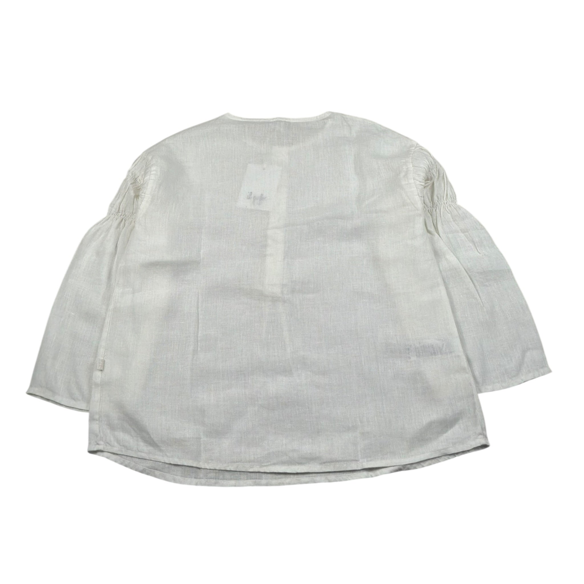 Il Gufo Camicia Manica Lunga Tinta Unita per Bambina P25CL253L6006X PANNA IL GUFO 