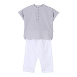 Il Gufo Completo 2 Pezzi Camicia-Pantalone per Bambino P25DP473C1080 BIANCO IL GUFO 