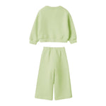 Il Gufo Completo 2 Pezzi Felpa-Pantalone Tinta Unita per Neonata P25DP543MF701 VERDE IL GUFO 