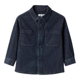 Il Gufo Giacca Tinta Unita In Denim per Bambino P25GR176J0034 BLU IL GUFO 