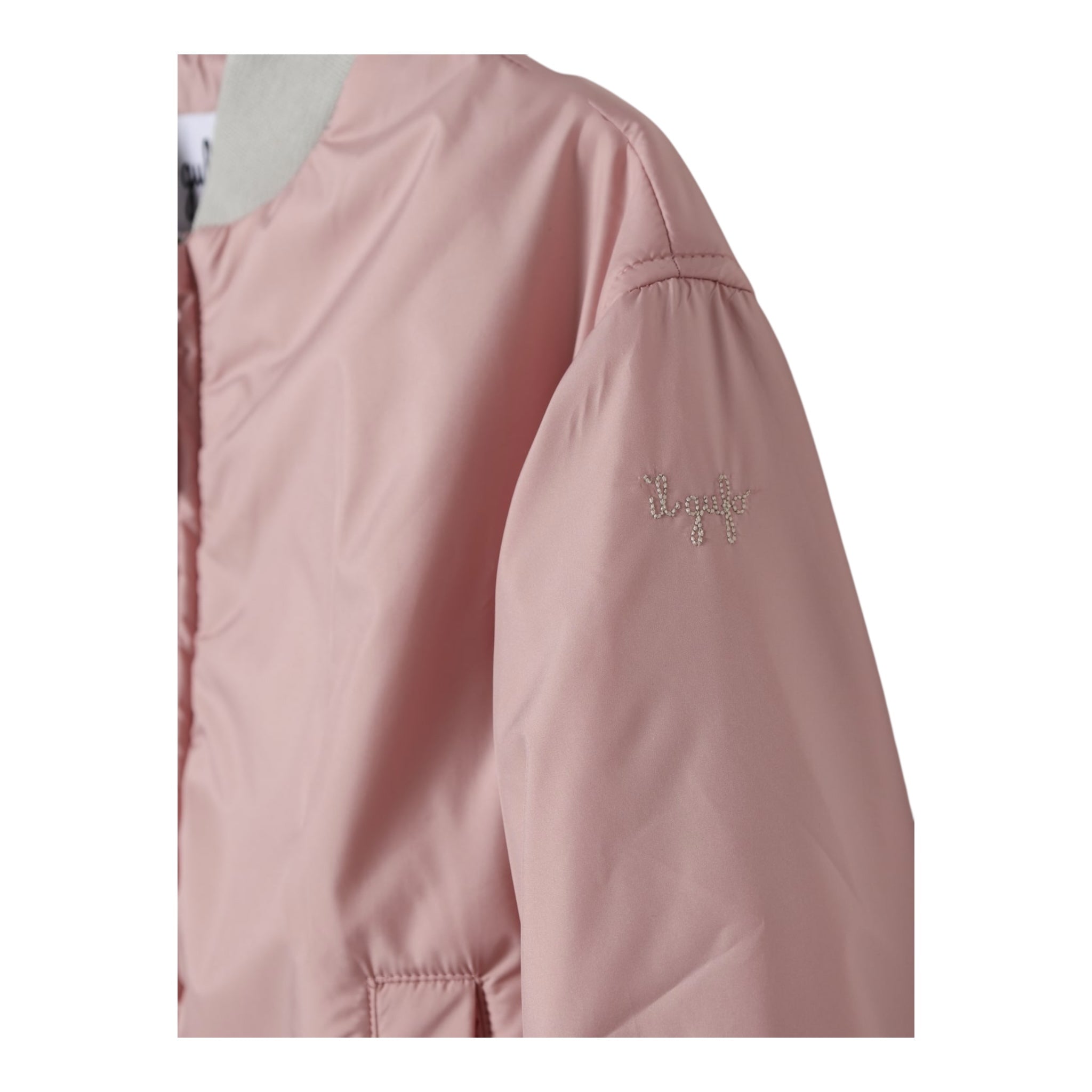 Il Gufo Giubbino Tinta Unita con Zip per Neonata P25GR205NN106N ROSA IL GUFO 