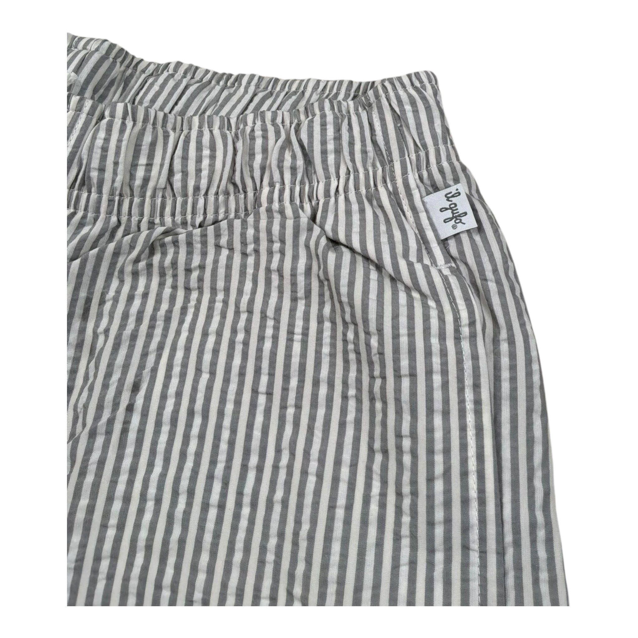 Il Gufo Bermuda Fantasia A Righe Bicolore per Bambino P25PB180C1080 BIANCO/GRIGIO IL GUFO 