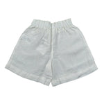 Il Gufo Short Tinta Unita con Elastico In Vita per Bambina P25PB181L6009J BIANCO IL GUFO 