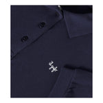 Il Gufo Polo Mezza Manica Tinta Unita Modello Crop per Bambina P25PC095MF032 BLU IL GUFO 