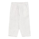 Il Gufo Pantalone Fantasia A Righe con Elastico In Vita per Neonato P25PL404L1018 BEIGE IL GUFO 