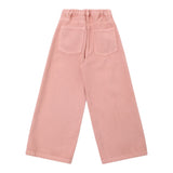 Il Gufo Jeans Tinta Unita Modello Palazzo per Bambina P25PL434J0044 ROSA IL GUFO 