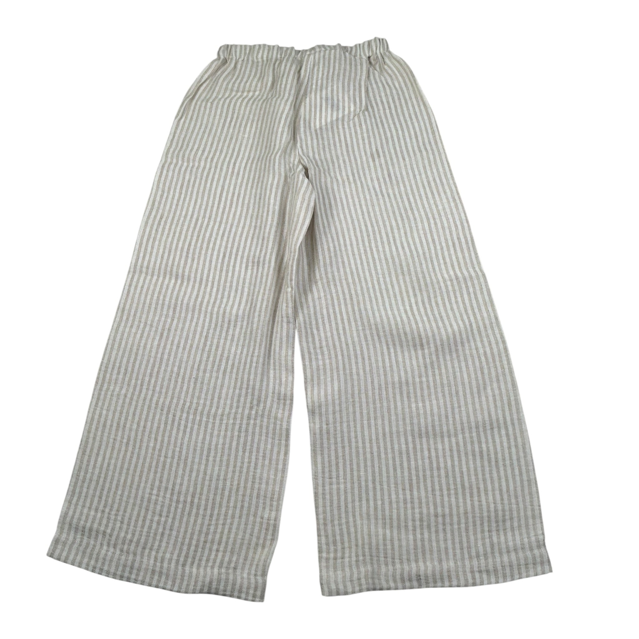 Il Gufo Pantalone Fantasia A Righe con Elastico In Vita per Bambina P25PL451L1018X BEIGE IL GUFO 