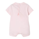 Il Gufo Pagliaccetto Mezza Manica Tinta Unita per Neonata P25TO264MF032 ROSA IL GUFO 