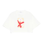 Il Gufo T-Shirt Girocollo Tinta Unita con Stampa per Neonata P25TS477MF001N BIANCO IL GUFO 