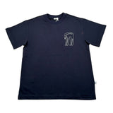 Il Gufo T-Shirt Girocollo Tinta Unita con Ricamo per Bambino P25TS479MF001 BLU IL GUFO 