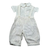 Il Gufo Completo 2 Pezzi Camicie-Salopette per Neonato PATDP521L0014 PANNA IL GUFO 