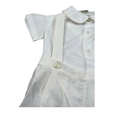 Il Gufo Completo 2 Pezzi Camicie-Salopette per Neonato PATDP521L0014 PANNA IL GUFO 