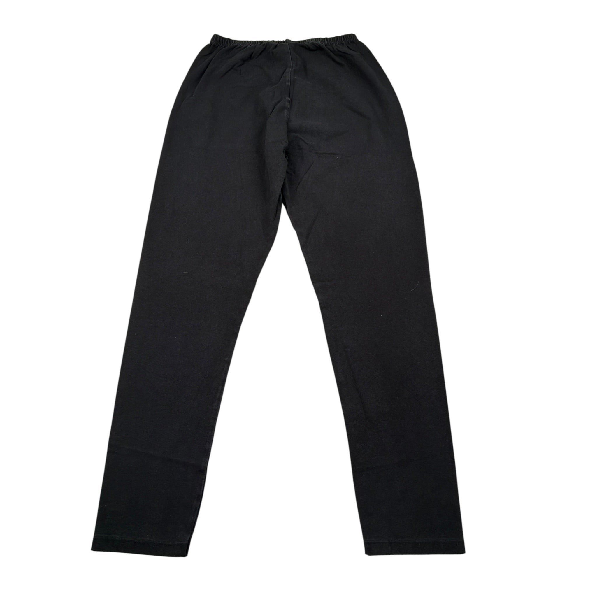 Imomi Leggins tinta unita con Ricami Nero per Bambina SS23IK208 NERO IMOMI 