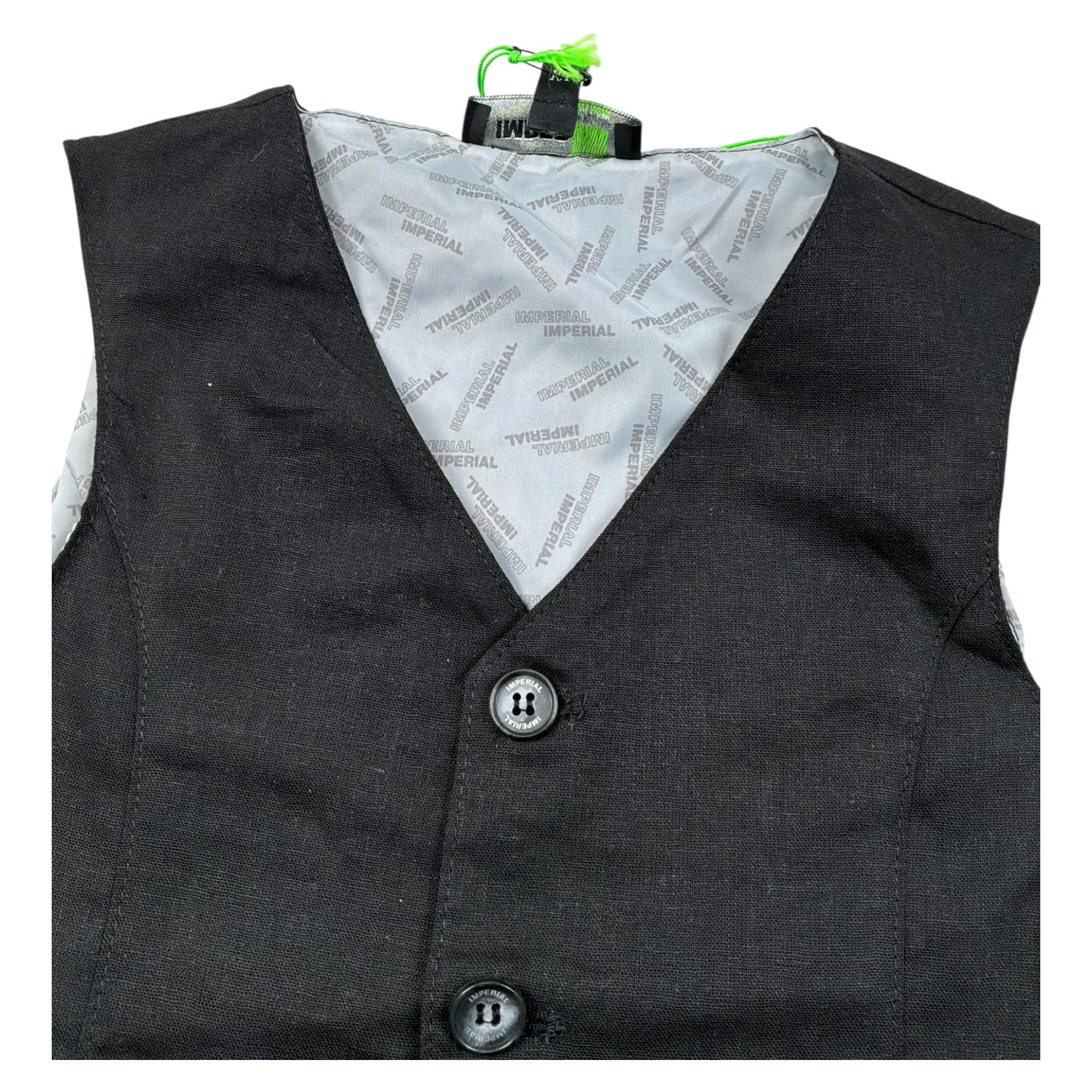 Imperial Gilet Tinta Unita per Bambino JH11302B75 NERO IMPERIAL 