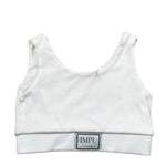 Imperial Kids Top Tinta Unita A Costine per Bambina M023070G75 BIANCO IMPERIAL KIDS 