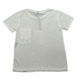 Imperial Kids T-Shirt Tinta Unita con Taschino per Bambino MBB9030B72 PANNA IMPERIAL KIDS 