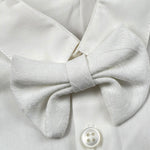 Isabel & Martinez Set Camicia-Papillion Tinta Unita per Neonato IM24B91 BIANCO ISABEL & MARTINEZ 