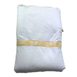 Isabel & Martinez Coperta Tinta Unita con Ricami per Neonata IM25N407 BIANCO ISABEL & MARTINEZ 