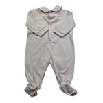 Isabel & Martinez Tutina Manica Lunga Tinta Unita con Ricami per Neonata IM25N451 BEIGE ISABEL & MARTINEZ 