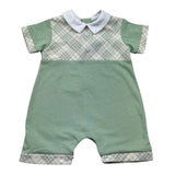 Isabel & Martinez Pagliaccetto Mezza Manica Tinta Unita per Neonato IM25N473 VERDE ISABEL & MARTINEZ 
