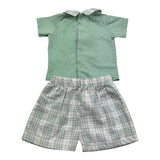 Isabel & Martinez Completo 2 Pezzi Polo-Bermuda per Neonato IM25N474 VERDE ISABEL & MARTINEZ 