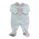 Isabel & Martinez Tutina Manica Lunga Tinta Unita con Stampa per Neonata IMG BIANCO ISABEL & MARTINEZ 