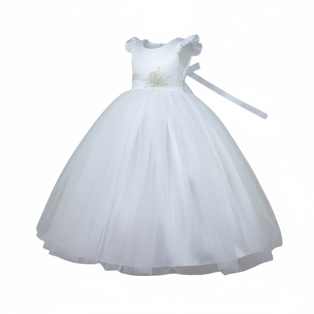 Isabel Couture Completo Cerimonia 2 Pezzi Gonna-Top per Bambina 25C446S BIANCO ISABEL COUTURE 