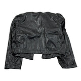J'Aime' Giubbino In Ecopelle tinta unita Nero per Bambina 4917G NERO J'AIME' 